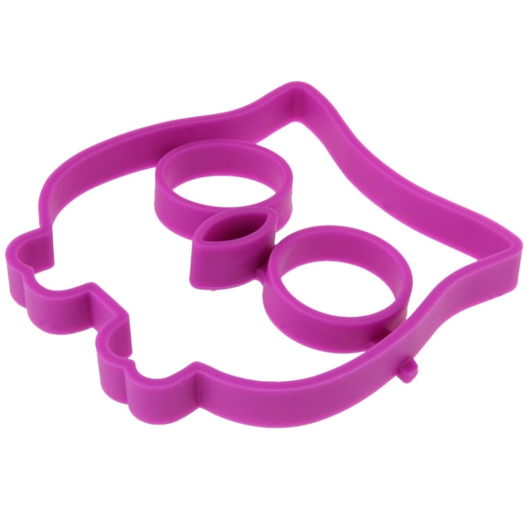 Stampo per anello per friggere l'uovo a forma di gufo del fumetto Stampo per frittata per uovo fritto in silicone, Egg Frying