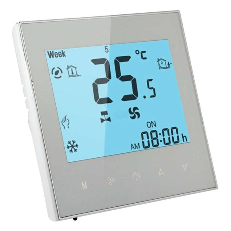 Termostato ambiente programmabile a 2 tubi per climatizzazione con display LCD per ventilconvettore