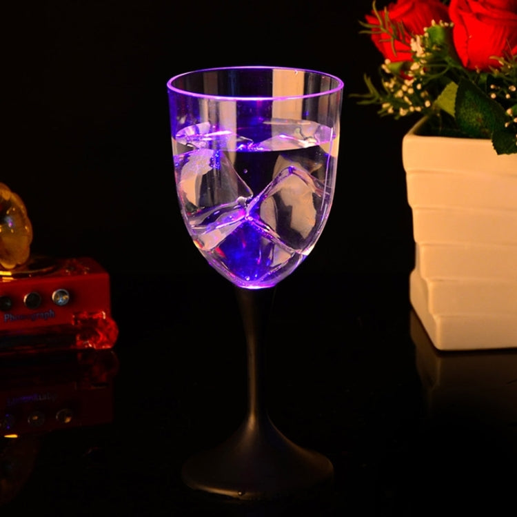 Calice da vino rosso lampeggiante a luce colorata a 8 modalità per bar, Light Flashing Wine Goblet