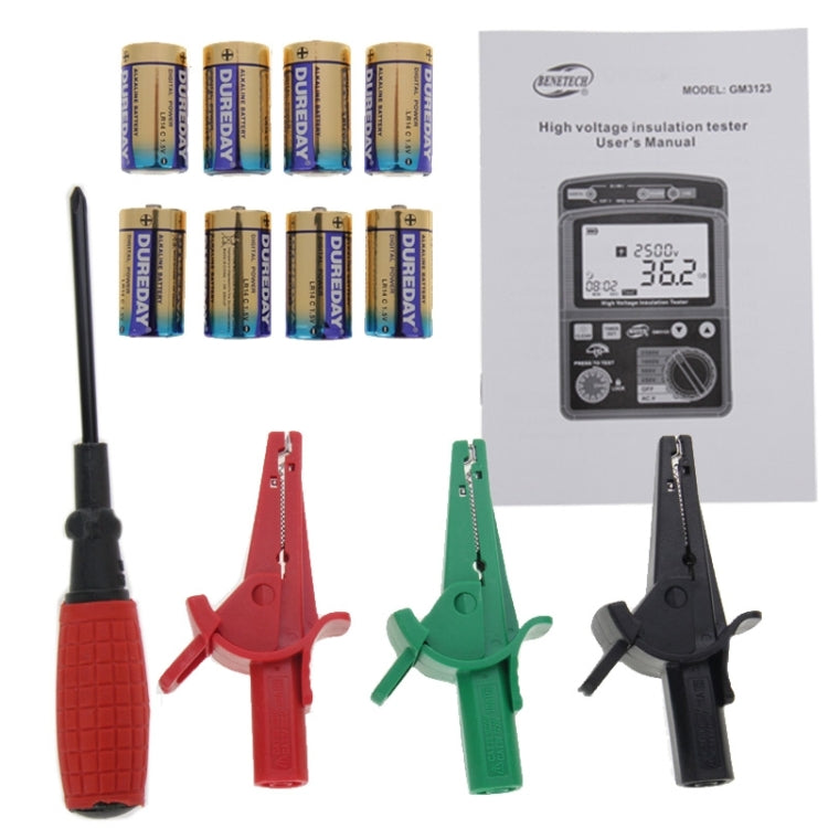 Tester isolamento alta tensione Benetech GM3123