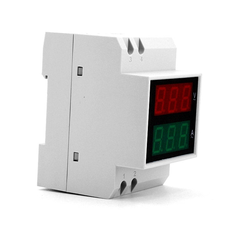 Voltmetro amperometro digitale 2 in 1 con display LED 0,5 pollici