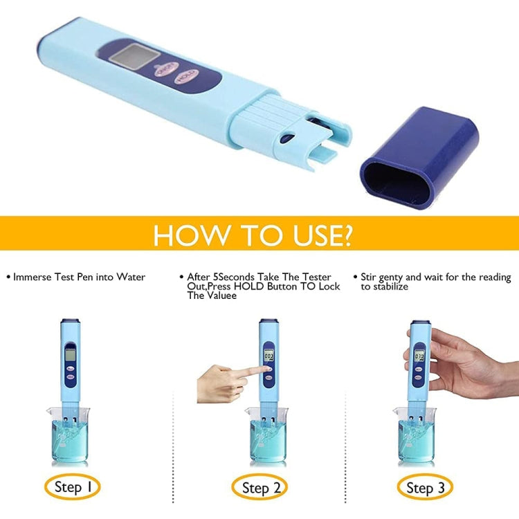 Conduttimetro digitale penna per test qualità acqua