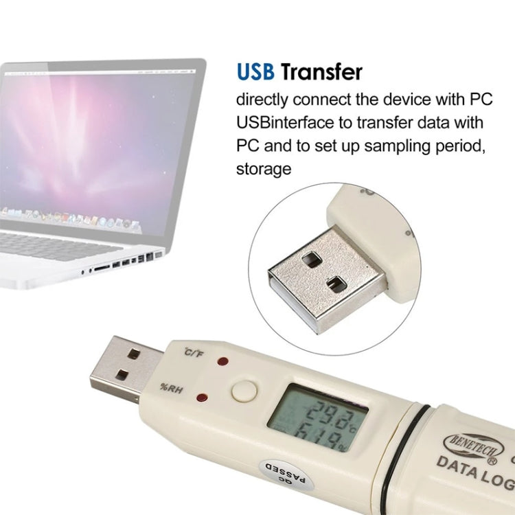 Registratore digitale umidità e temperatura BENETECH GM1365