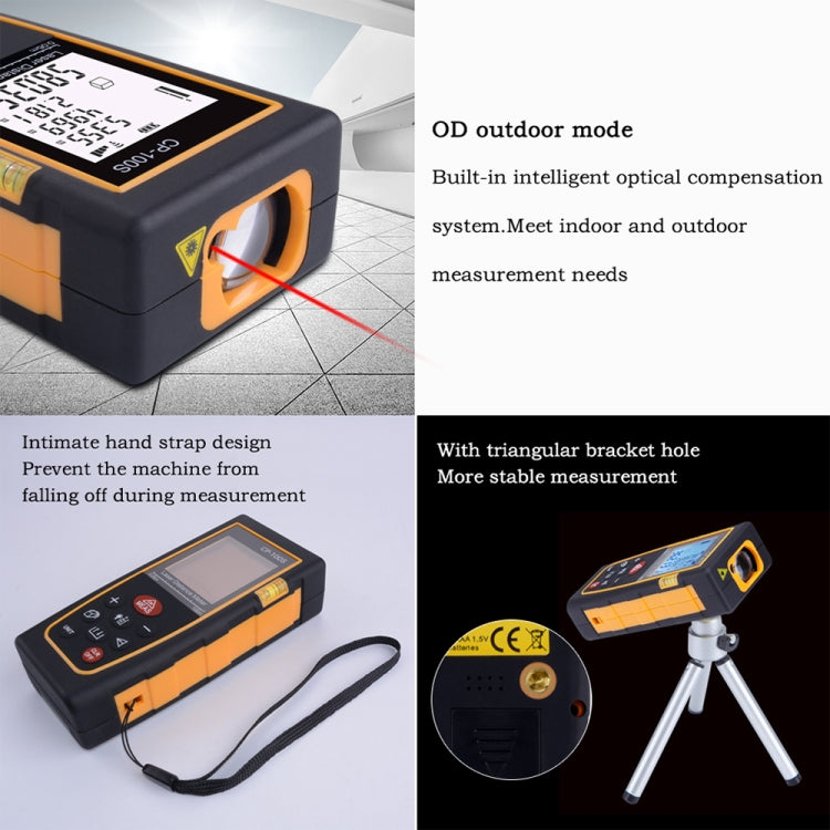 Misuratore distanza laser portatile digitale 100 m