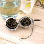 2 filtri per tè in acciaio inossidabile con infusore per palline da tè a rete, Large