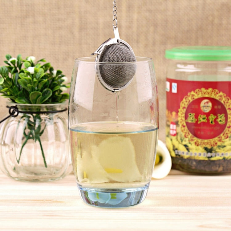 2 filtri per tè in acciaio inossidabile con infusore per palline da tè a rete, Large