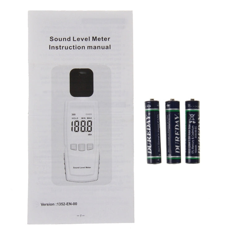 Benetech GM1352 Fonometro portatile 30-130 dBA