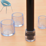 Tappo per sedia a forma di tubo da 4 pezzi, diametro interno: 21 mm, 21mm
