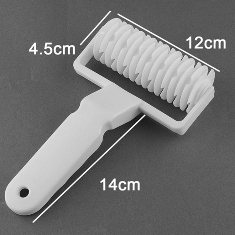 3 pezzi grande taglierina in pelle coltello a rullo coltello a rete in plastica, piano cottura stampo per biscotti speciale crosta di pizza/torta di pizza, Noodle Cutter 3