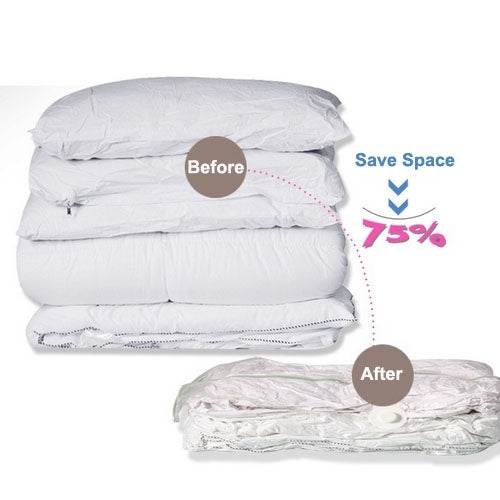 PE + PET Grandi sacchetti di compressione per pompaggio a vuoto/custodia per vestiti, trapunta, finitura, sacchetto per la polvere, confezione singola, Compression Bags