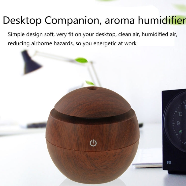 Umidificatore ad ultrasuoni con aroma ad ultrasuoni da 3 W con struttura in legno ricaricabile USB LM-X1, LM-X1