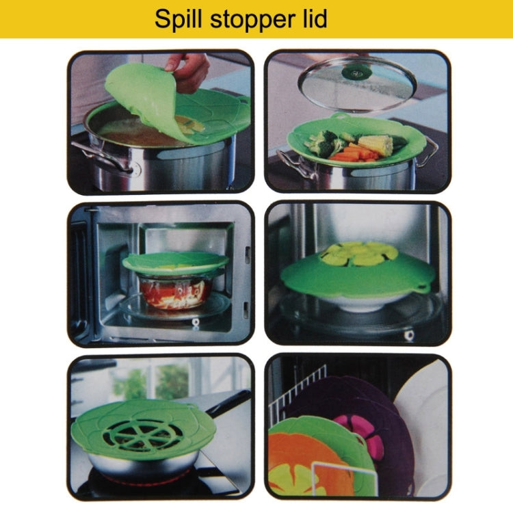 Coprivaso in silicone anti-schizzi resistente al calore 25cm