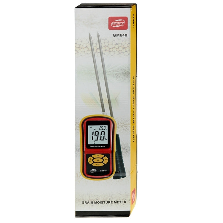 BENETECH GM640 Misuratore di umidità digitale per cereali di alta qualità con display LCD