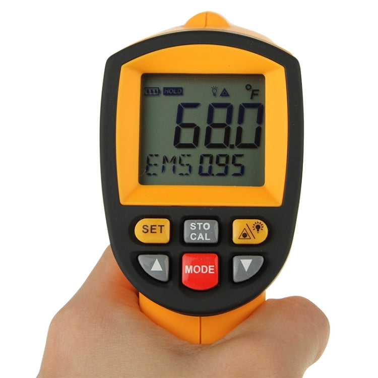 Termometro IR portatile a infrarossi con display digitale BENETECH GM1850, intervallo di misurazione: 200 ~ 1850 °C, GM1850