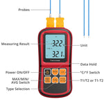 Benetech GM1312 Termometro a termocoppia con schermo LCD 2,4"