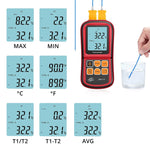 Benetech GM1312 Termometro a termocoppia con schermo LCD 2,4"