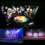 DMX Party Disco DJ Bar Illuminazione con motivi colorati