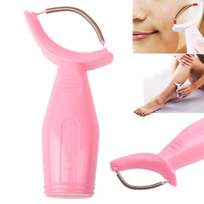 Strumento epilatore a molla per depilazione viso