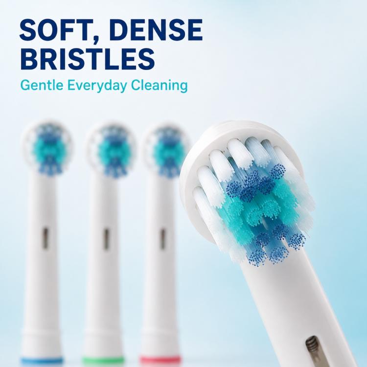 4 testine di ricambio per spazzolino elettrico sonoro