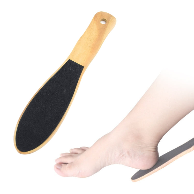 Massaggiatore per piedi con tavola di legno smerigliata a doppia faccia. Consegna casuale dei colori