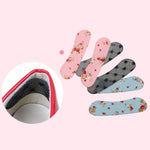 5 paia di scarpe col tacco alto Adesivi resistenti all'usura del piede posteriore, consegna colore casuale