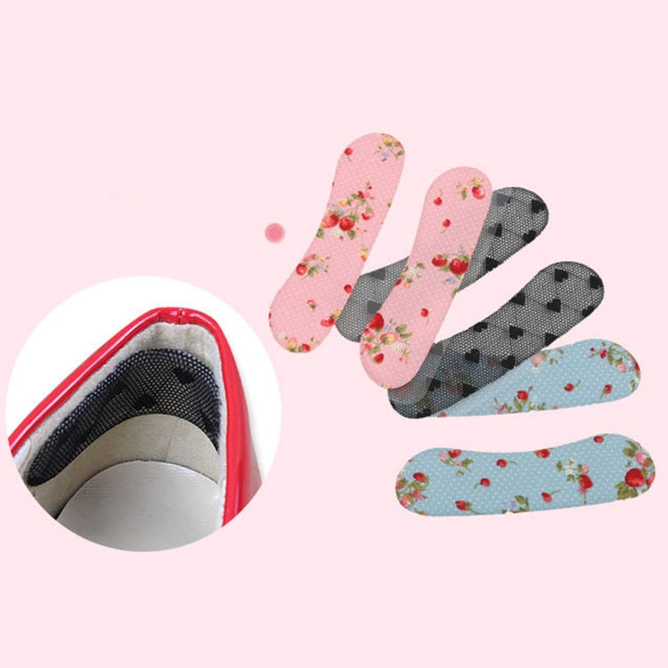 5 paia di scarpe col tacco alto Adesivi resistenti all'usura del piede posteriore, consegna colore casuale