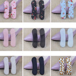 5 paia di scarpe col tacco alto Adesivi resistenti all'usura del piede posteriore, consegna colore casuale