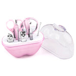 Kit manicure 10 in 1 con custodia a forma di mela