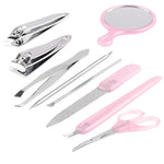 Kit manicure 10 in 1 con custodia a forma di mela