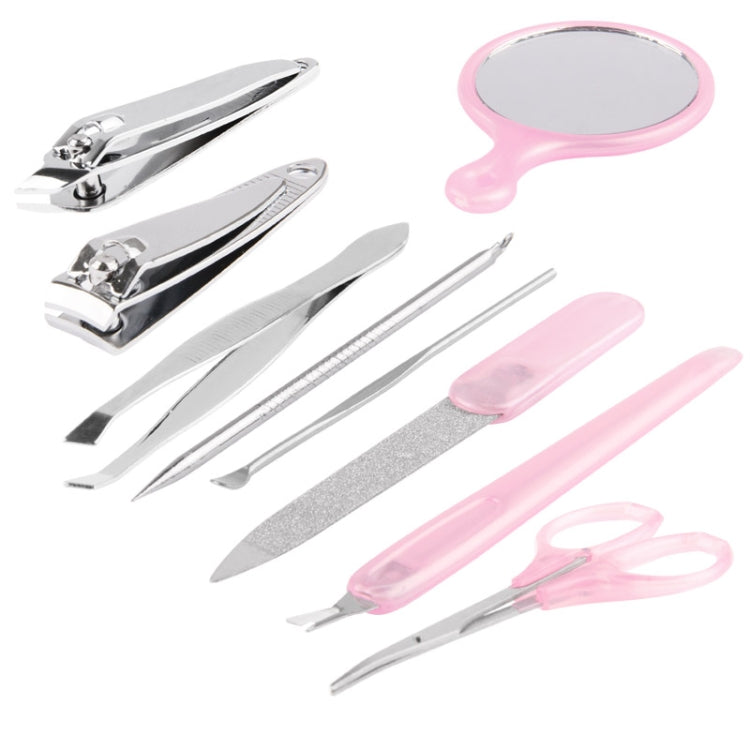 Kit set di trucco cosmetico personale 10 in 1 dal design delicato a forma di mela per la cura delle unghie, manicure e pedicure