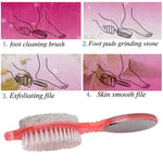 Paletta pedicure in 4 passaggi con pietra pomice