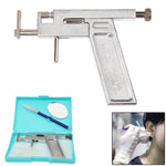 Pistola professionale per piercing all'orecchio con specchio