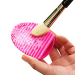 Guanto in silicone per pulizia pennelli trucco