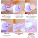 Set strumenti per la cura delle unghie dei piedi 6 in 1