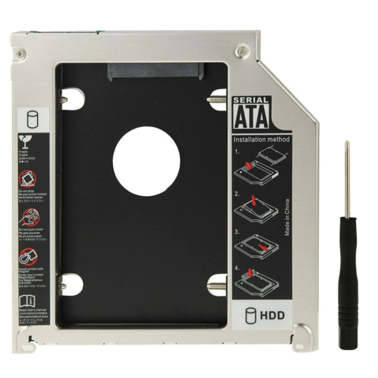 2.5 Inch SATA to SATA HDD Second Hard Drive Caddy for Apple MacBook Pro, Thickness: 9.5mm, SATA to SATA