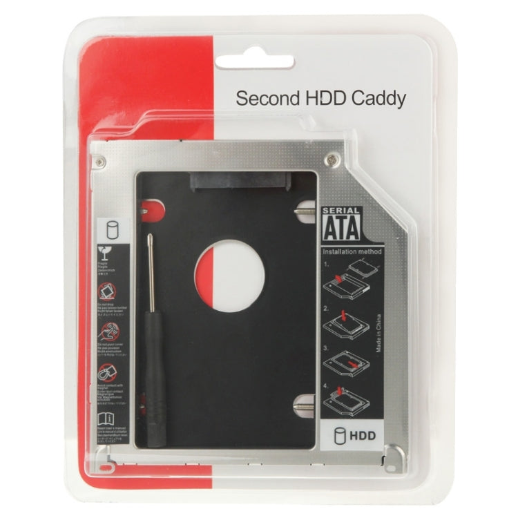 Caddy per secondo disco rigido HDD da 2,5 pollici SATA a SATA per Apple MacBook Pro, spessore: 9,5 mm, SATA to SATA