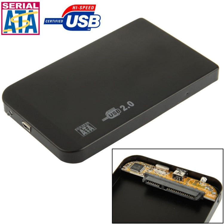 Custodia esterna per HDD SATA da 2,5 pollici, dimensioni: 126 mm x 75 mm x 13 mm, SATA (Black), SATA (Silver), SATA (Blue), SATA (Red)