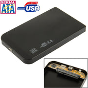 Custodia esterna per HDD SATA da 2,5 pollici, dimensioni: 126 mm x 75 mm x 13 mm, SATA (Black), SATA (Silver), SATA (Blue), SATA (Red)