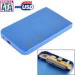 Custodia esterna per HDD SATA da 2,5 pollici, dimensioni: 126 mm x 75 mm x 13 mm, SATA (Black), SATA (Silver), SATA (Blue), SATA (Red)