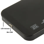 Custodia esterna per HDD SATA da 2,5 pollici, dimensioni: 126 mm x 75 mm x 13 mm, SATA (Black), SATA (Silver), SATA (Blue), SATA (Red)