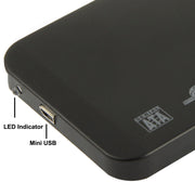 Custodia esterna per HDD SATA da 2,5 pollici, dimensioni: 126 mm x 75 mm x 13 mm, SATA (Black), SATA (Silver), SATA (Blue), SATA (Red)