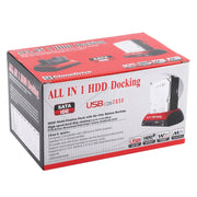 Dock station per HDD SATA/IDE tutto in 1 da 2,5 pollici/3,5 pollici con lettore di schede e hub