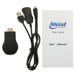 M2 PLUS WiFi HDMI Dongle Display Receiver, CPU: Cortex A9 1.2GHz, Support Android/iOS, M2 PLUS