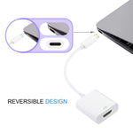 Per MacBook 12 pollici/Chromebook Pixel 2015, HDMI Female (White)