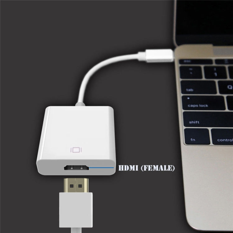 Per MacBook 12 pollici/Chromebook Pixel 2015, HDMI Female (White)