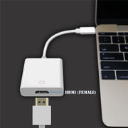 Per MacBook 12 pollici/Chromebook Pixel 2015, HDMI Female (White)
