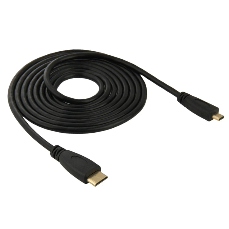 Cavo adattatore Mini HDMI maschio a Micro HDMI maschio da 1,8 m, Mini HDMI Male, Length: 1.8m