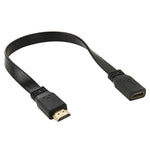 Cavo adattatore connettore HDMI 19 pin maschio a HDMI 19 pin femmina ad alta velocità V1.4 da 30 cm, HDMI AM to AF