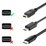Cavo adattatore Mini HDMI maschio a Micro HDMI maschio 30 cm