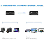 Cavo adattatore Mini HDMI maschio a Micro HDMI maschio 30 cm